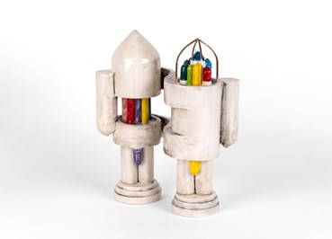 Sculpture, Ashkan Behjou, Two Standing Men , 2022, 59689