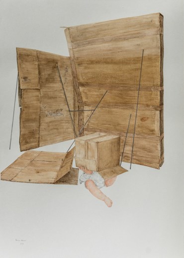 Painting, Parisa Abbasi, The Safe Place, 2023, 74123