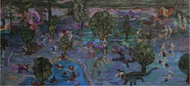 Painting, Sorahi Rafati, Scary Forest, 2021, 53131