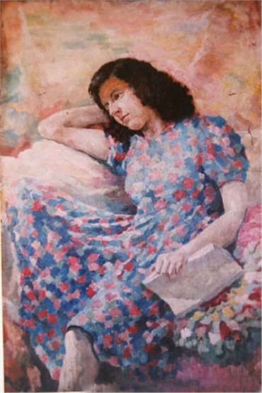 Painting, Mahmoud Javadipour, My Sister, 1944, 6709