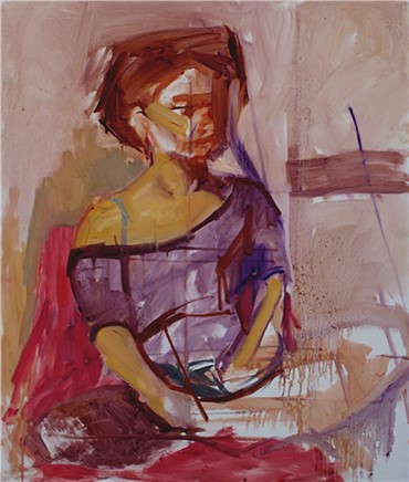 Painting, Amirhossein Akhavan, Portrait #1, 2009, 9022