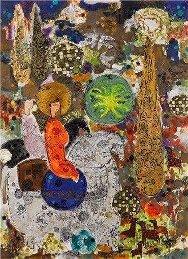 Painting, Sadegh Tabrizi, Untitled, 1960, 29191