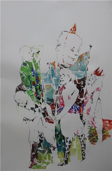 Works on paper, Hoda Kashiha, Untitled, 2013, 7381