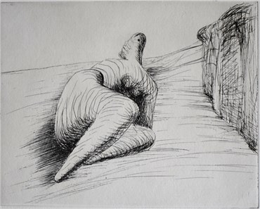 , Henry Moore, Curved Reclining Figure in Landscape II, 1979, 23233
