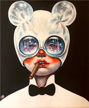 Painting, Afarin Sajedi, The Chinese Year, 2020, 24477