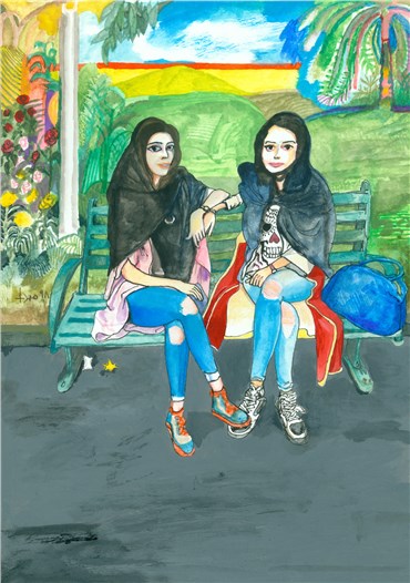 Painting, Sadra Baniasadi, Park (Boostan), 2019, 22628