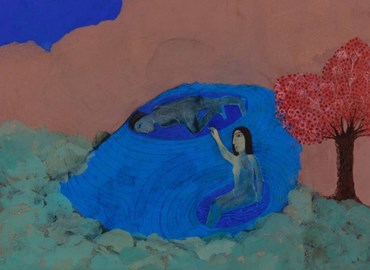 Painting, Samira Abbassy, In the Beginning..., 2022, 76817