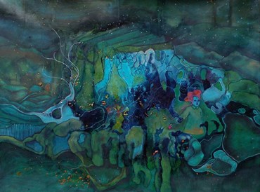 Arezoo Dehghani, Night Held My Hand, 2023, 0