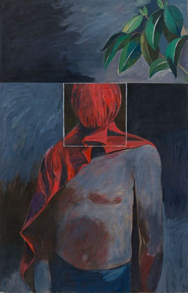Painting, Nikzad Nodjoumi (Nicky), Standing Tall, 1976, 76917