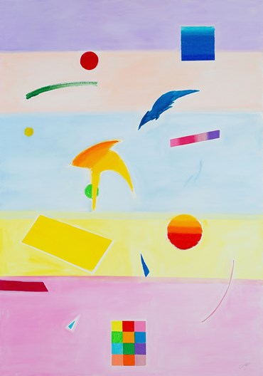 Painting, Nazgol Nayeri, Wind's Flowers, 2024, 73282