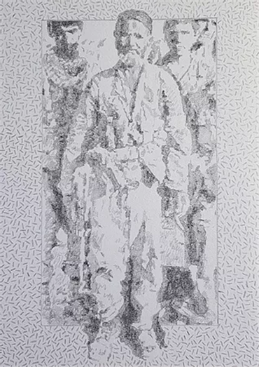 Painting, Armand Kazem, Iranian Fighter 1980-1988, 2019, 30522