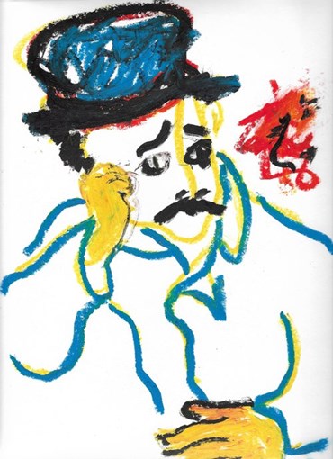 Painting, Makan Negahban, uuujjj, 2018, 77145