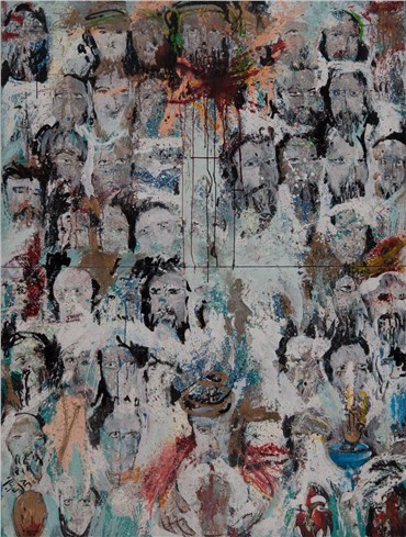 Painting, Alireza Adambakan, The Seventy Two, 2003, 13181