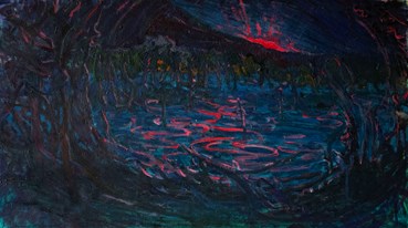 Afra Farahnak, Sunset on Ghosts Lake, 2025, 0