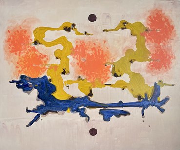 Painting, Elahe Tehrani, Cherry Tree and the Swamp, 2020, 48438