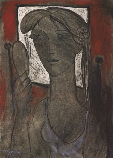 Painting, Bahram Dabiri, Untitled, 1988, 35197