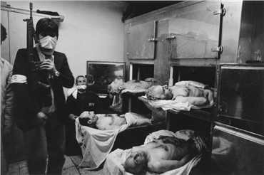 Photography, Abbas Attar, The Corpses of four First-Generals Executed following their Conviction by the Islamic Court of Ayatollah Khomeini, Tehran, February, 1979, 20005
