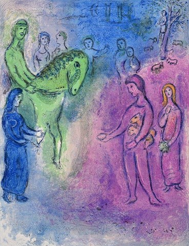 , Marc Chagall, Arrivée de dionysophane, 1961, 81287