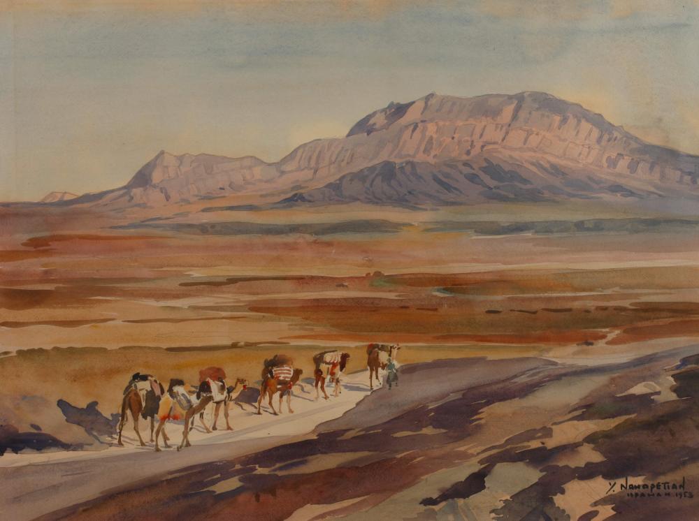 Yervand Nahapetian, Karawane in der Wüste, 1953