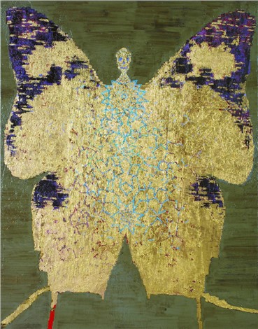 Painting, Reza Derakshani, Narrow Smoky, 2017, 7791