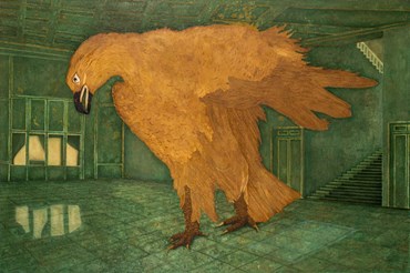Sahra Tabatabei, Yellow Eagle at Green Palace, 2021, 0