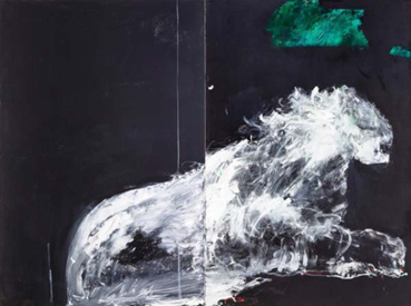 Painting, Farideh Lashai, Lion, , 82780