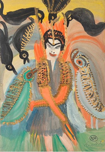 Painting, Mokarameh Ghanbari (Naneh Mokarameh), Untitled, 1990, 80288
