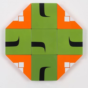 Painting, Pouran Jinchi, P as Papa Octagon, 2017, 74873