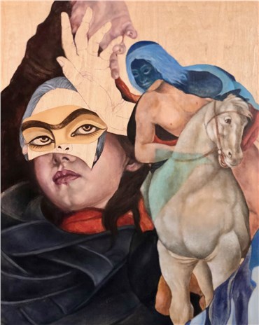 Painting, Bahar Sabzevari, Leili & Majnoon, 2019, 24335