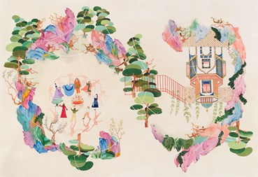 Painting, Elham Pourkhani, Dancing With Shadows, 2023, 72998