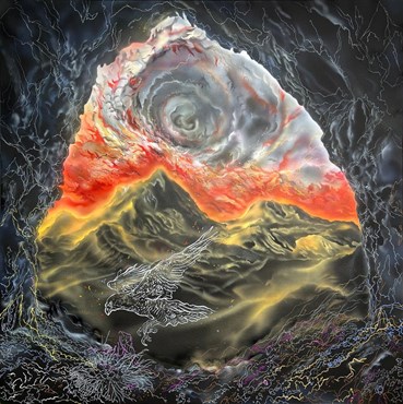 Painting, Maryam Farshad, Return to Nest, 2025, 80136