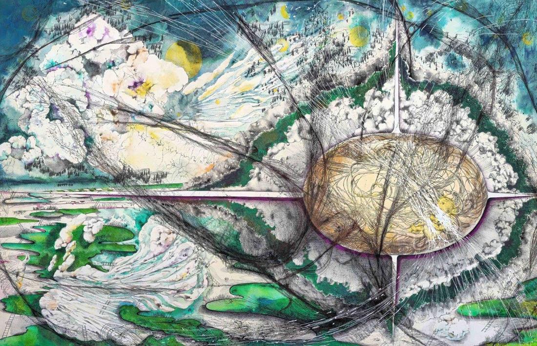 Fatemeh Bahman Syahmard, Earth Reaches the Sky, 2025