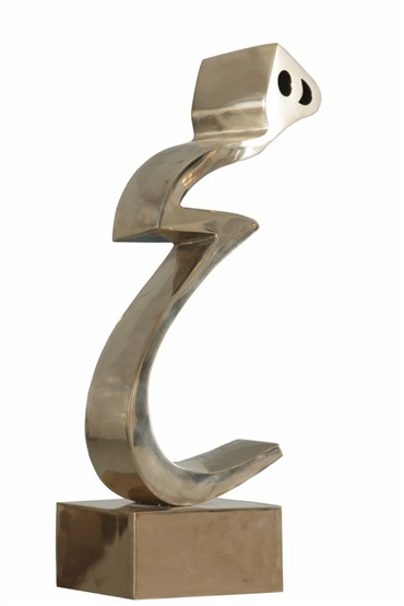 Sculpture, Parviz Tanavoli, Standing Heech II, 2007, 62