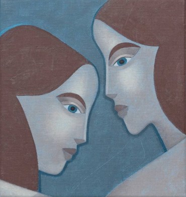 Painting, Sofia Pashaei, The Gossiping Aunties, , 78387
