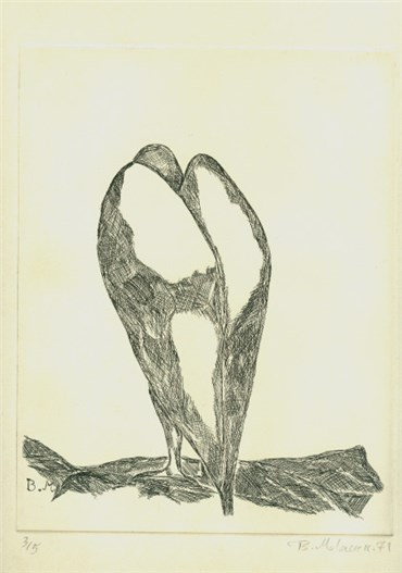 Drawing, Bahman Mohassess, Eagle, 1971, 28472