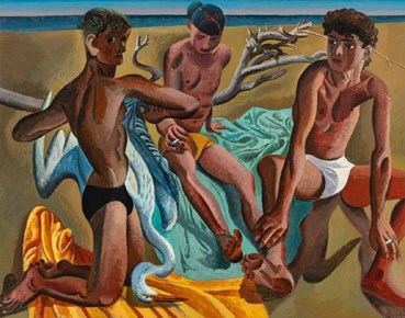 Painting, Morteza Khakshoor, The Hot Dumb Sand, 2024, 79704