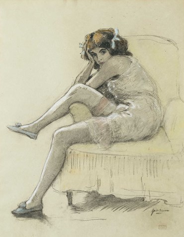 , Jules Pascin, Sitting Girl, 1905, 49307