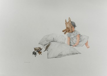 Painting, Parisa Abbasi, Mental Nudity, 2023, 74121