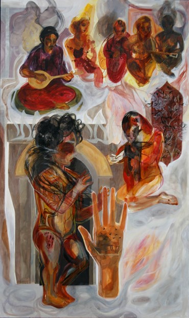 Painting, Golnar Tabibzadeh,  The Mute Story, 2014, 73448