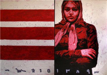 Painting, Babak Roshaninejad, The Storyteller, 2010, 19443