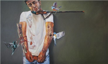 Painting, Ahmad Parmoo, Untitled, 2015, 2597