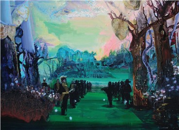 Painting, Mehdi Farhadian, Beehive, 2010, 16771
