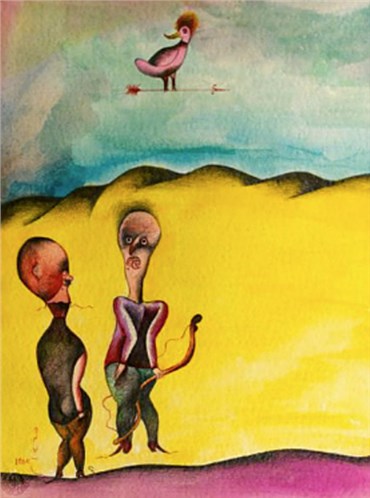 Painting, Ardeshir Mohassess, Untitled, 1974, 21961