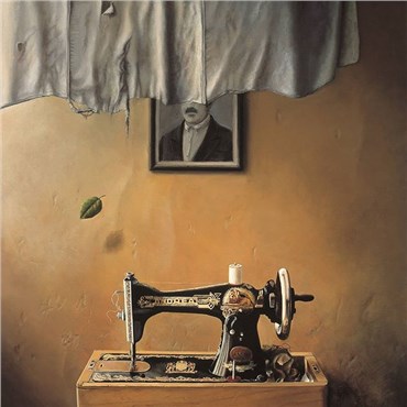 Painting, Wahed Khakdan, The Sewing Machine, 1983, 24417