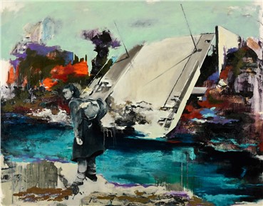 Painting, Amirhossein Zanjani, Broken-Bridge, , 2659