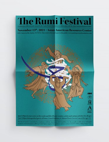 Graphic Design, Kourosh Beigpour, The Rumi Festival, 2021, 62956