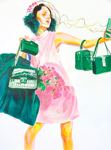 Painting, Makan Negahban, Bonfire of the Vanities, 2017, 77119