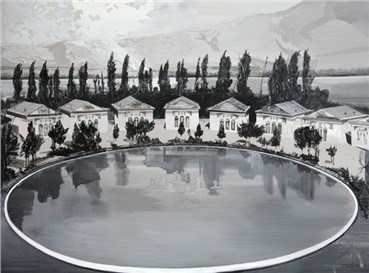 Painting, Mehdi Farhadian, Eshrat-Abad, 2010, 7010