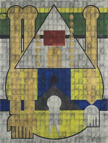 Painting, Faramarz Pilaram, Untitled, 1964, 4969