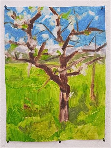 Painting, Armand Kazem, Blooming Apple Tree, 2017, 30519